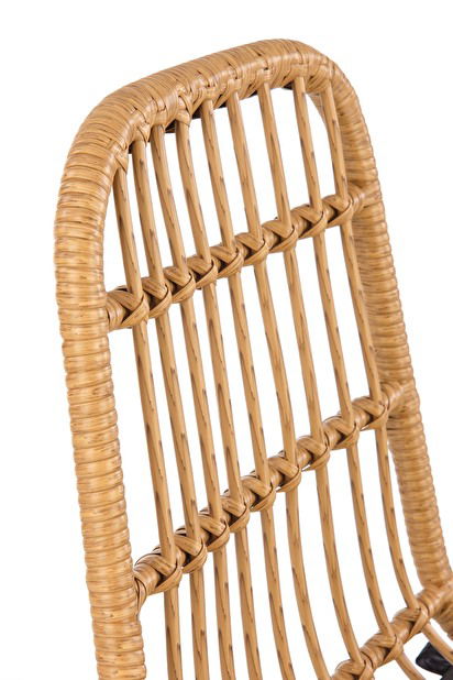Scaun de grădină Karma K401 (natural + negru)