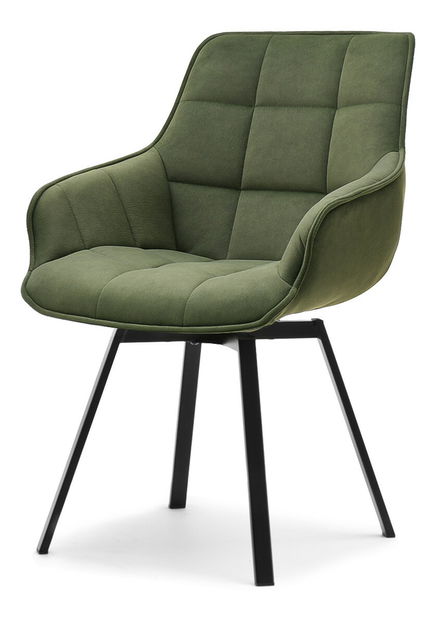 Scaun sufragerie Antiguas (verde + negru)