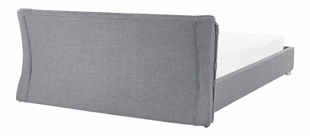 Manželská vodná posteľ 180 cm Pariz (sivá)