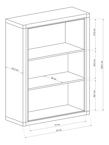 Komoda Douglas 06 (hrast tartuf)