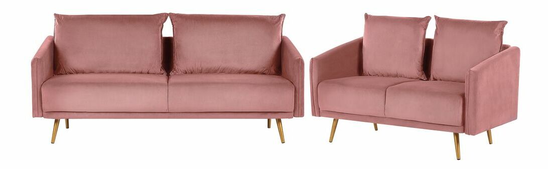 Ülőgarnitúra MALORRA (rózsaszín)