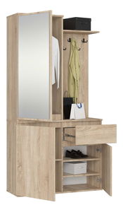 Predsieňová zostava Enteruno (dub sonoma) (so zrkadlom)