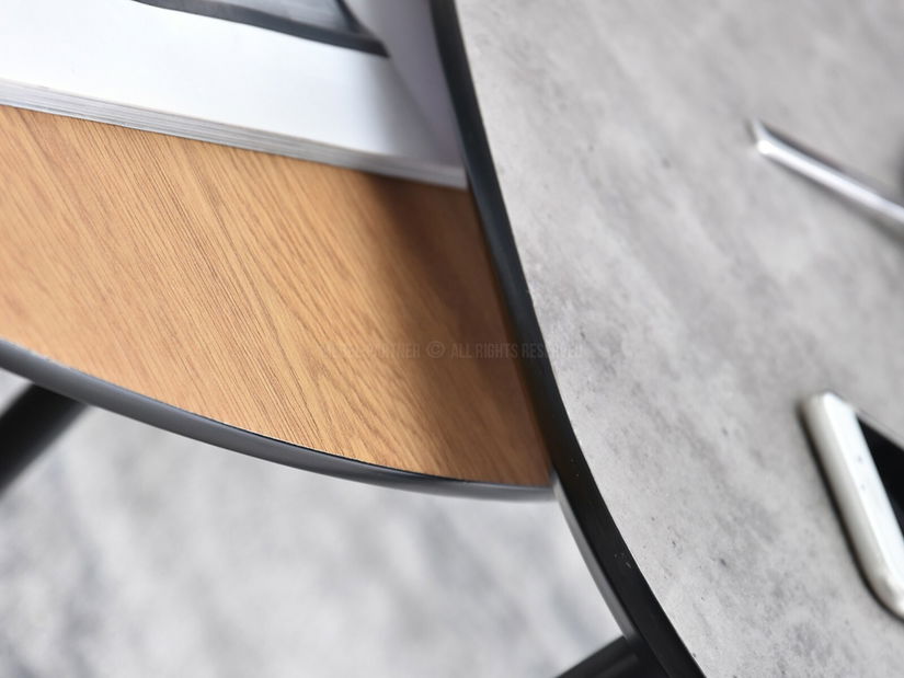 Stolić za kavu Rossi Zest Xl (hrast + crna)