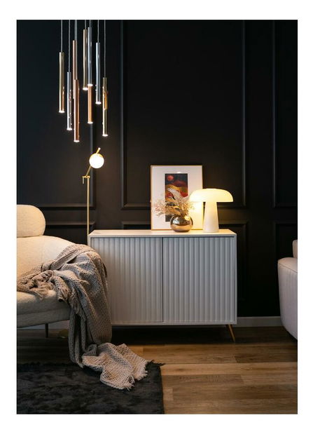 Dulap Biel B1 (alb + auriu)