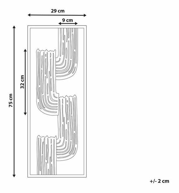 Fali dekoráció Thursday (arany) 