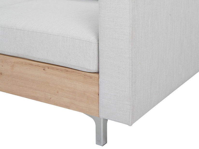 Rohová sedacia súprava Antrodem (sivá + sivá) (L) *bazar