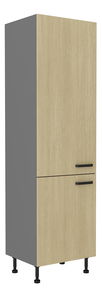 Kuhinjski ormarić za ugradbeni hladanjak Scarmi 60 LO-215 2F (Antracit + Herringbone scandi)