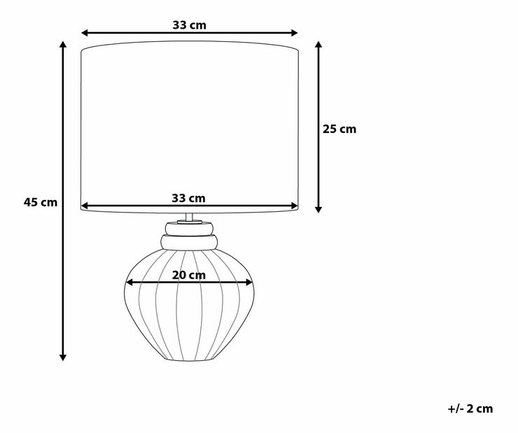 Lampă de masă Nechir (crem) *vânzare
