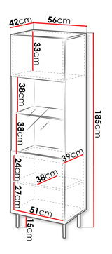 Vitrína Lasiowa 56 (kašmír)