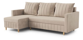 Rohová sedacia súprava Filippo (L) (svetlobéžová)