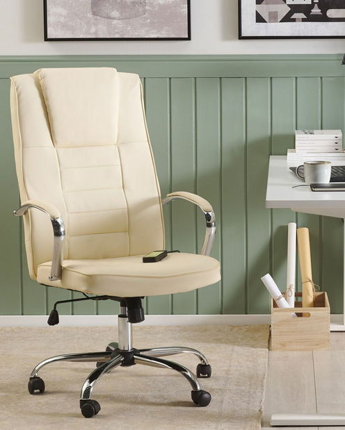 Fotoliu de birou Gwen (bej)