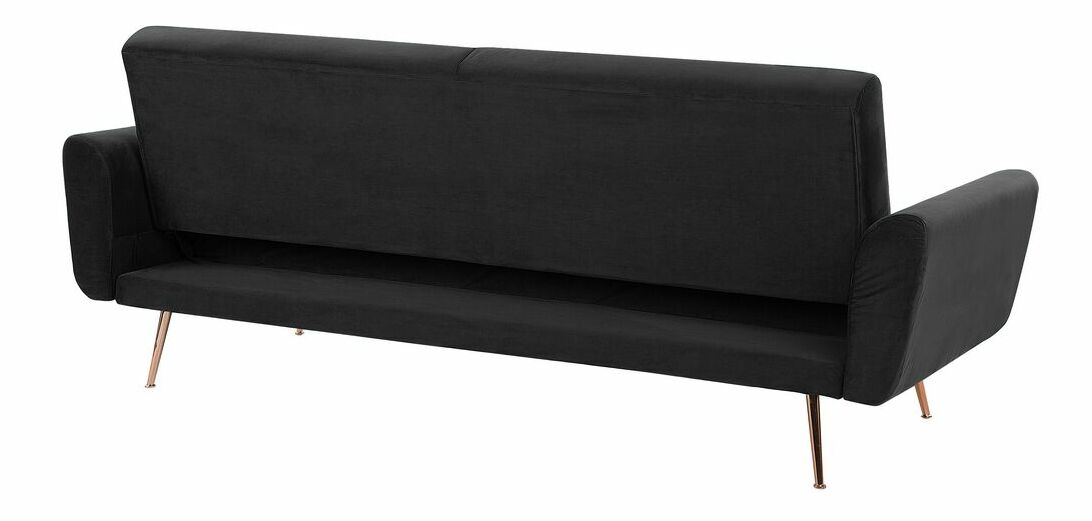 Háromszemélyes kanapé Ely (fekete)