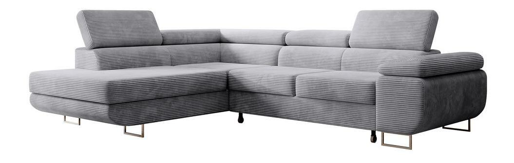 Colțar Stiletto (S) (gri deschis + argintiu)