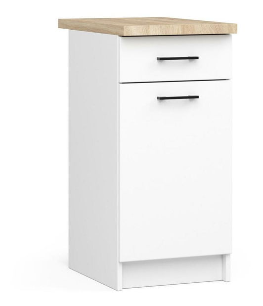 Set mobilier bucătărie de colț 300 cm Ozara III B (Alb)