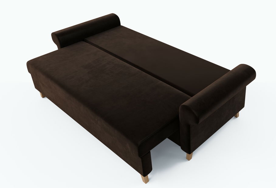 Canapea trei locuri Ostrol 2 (maro)