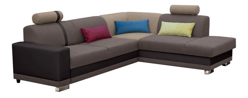 Colțar Veta (maro inchis + maro deschis + maro inchis) (D)