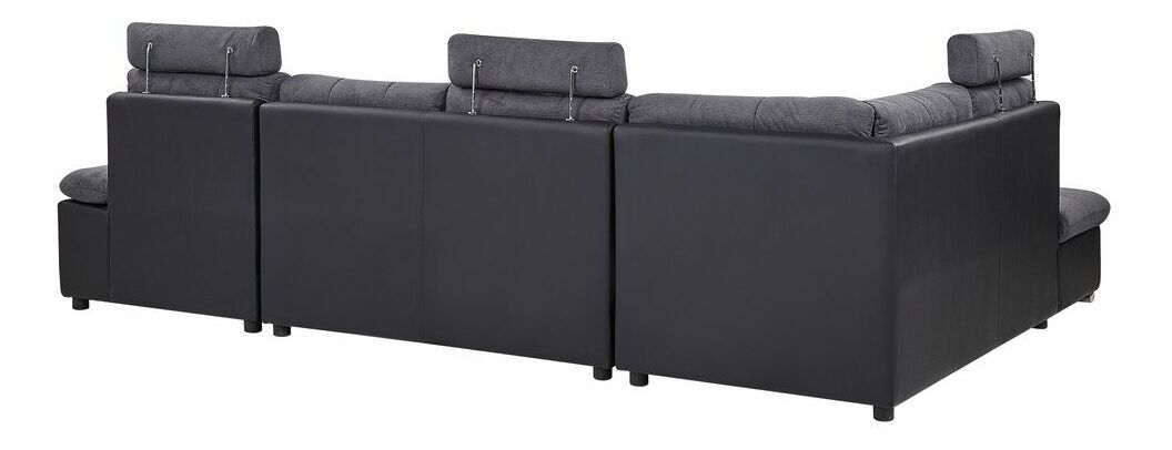 Rohová sedačka U HALIUS (sivá)