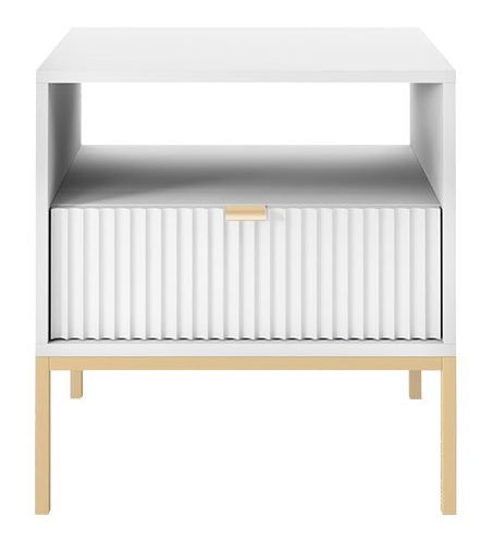 Noptieră MS54 Milan (Alb)