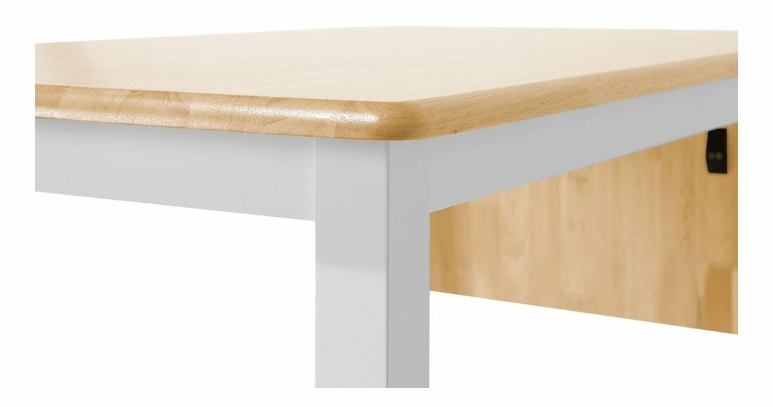 Masă de sufragerie Litva (pentru 4 până la 6 persoane) (maro deschis)