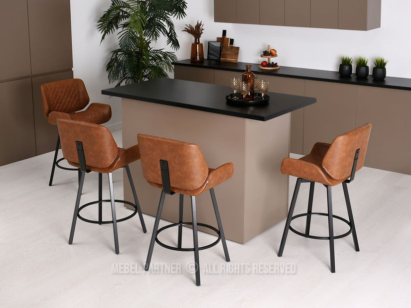 Stolička Pia (hnedá + čierna)