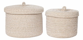 Set de 2 coșuri Stadelia (bej)
