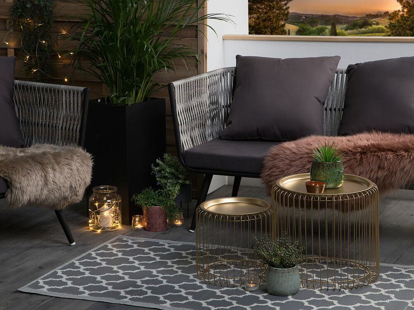 Koberec 90x180 cm SANAE (sivá)