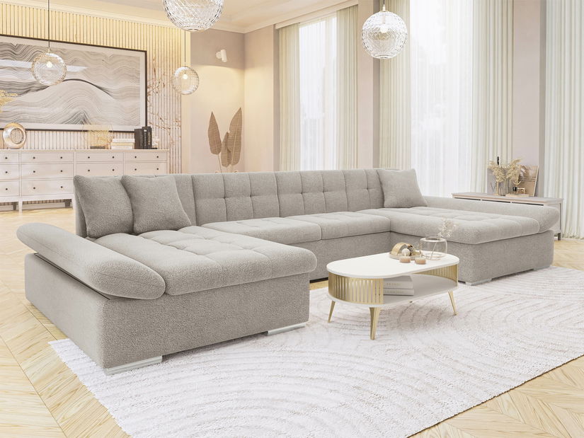 Colțar Agnara (gri bej)