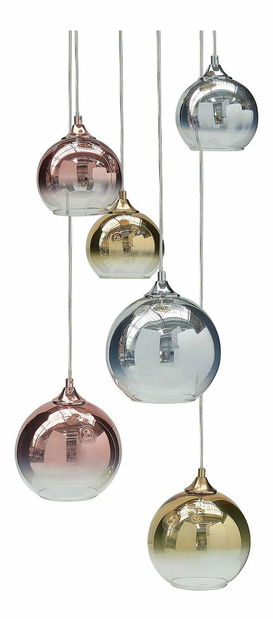 Függesztett lámpa Tourmaline (sokszínű)