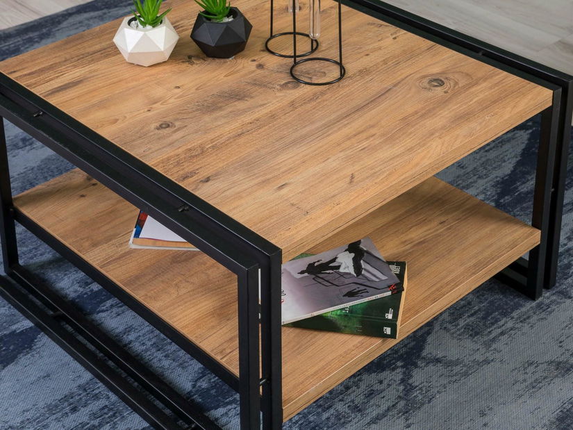 Súprava nábytku do obývacej izby Cosmopolitan 27 (atlantická borovica + čierna)