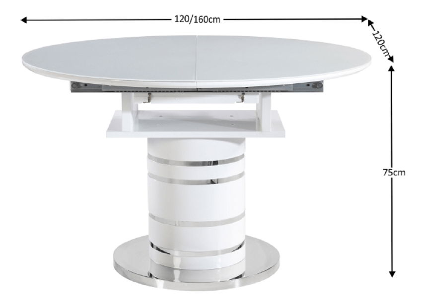Étkezőasztal Zamon (4 fő részére)