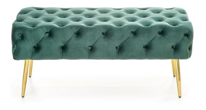 Klupa Alesha (zelena + zlatna)