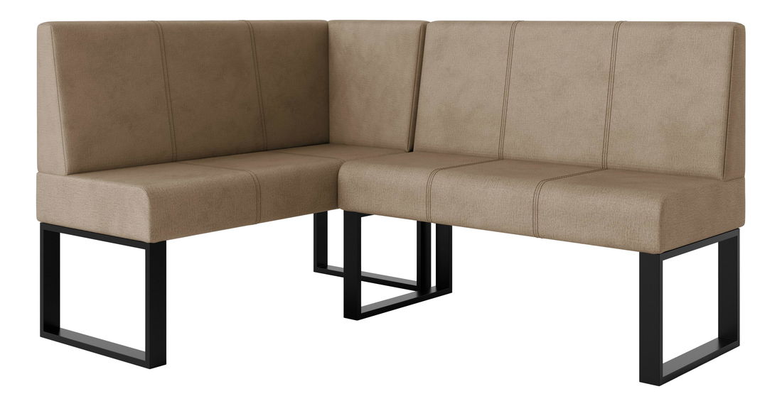 Kuhinjska kutna klupa Bernio 140x200 (tamno bež) (L)