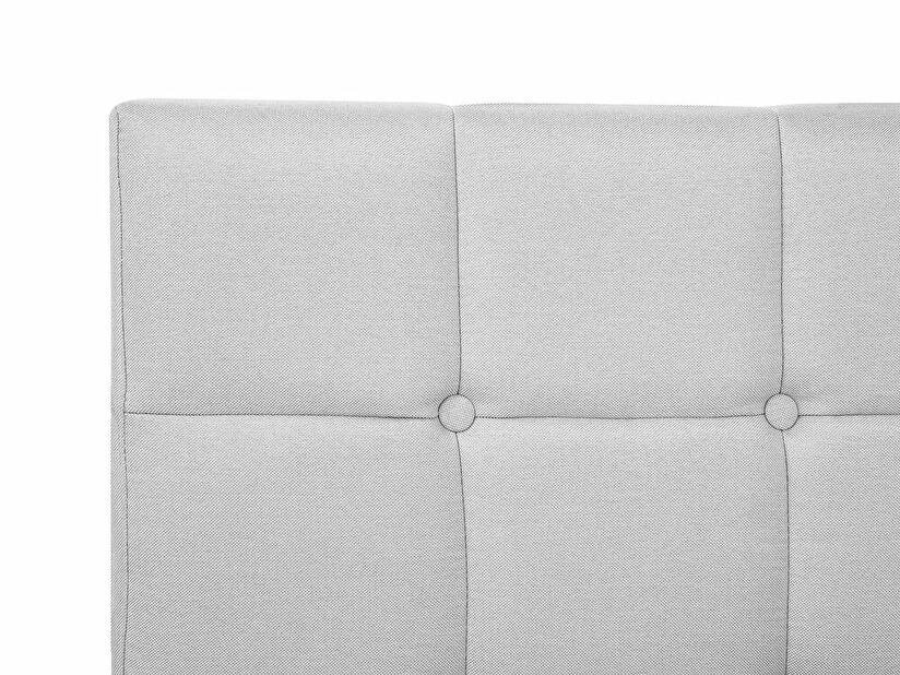 Manželská posteľ Boxspring 180 cm ADIR (s matracmi) (svetlosivá)