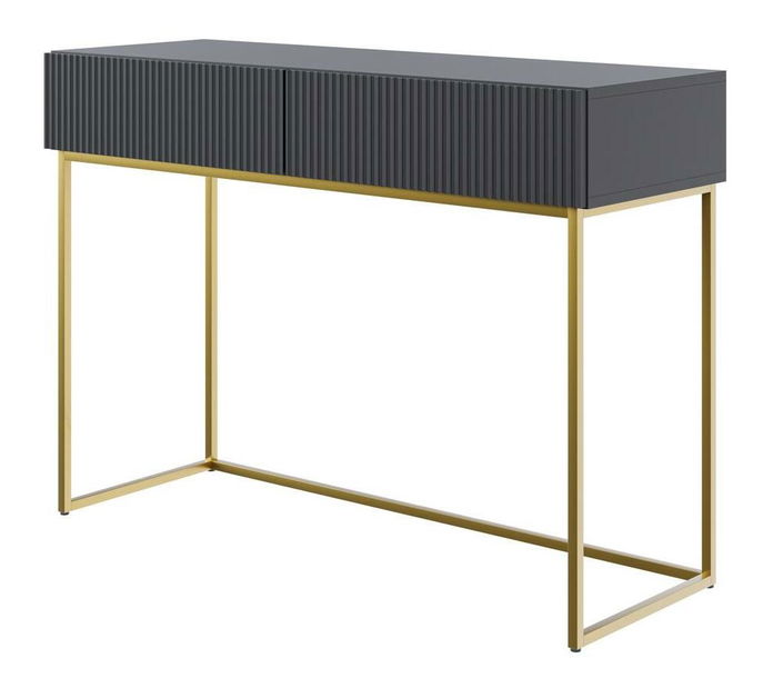 Toaletni stolić Vertigo V3 (crna + zlatna)