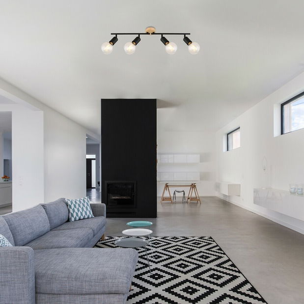 Corp iluminat spotlight Chapman E 3980 (natural + negru mat)