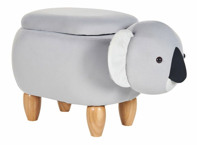 Gyerekszőnyeg ⌀ 100 cm Kity (fehér)