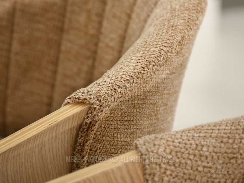 Scaun Helm (bej + stejar)