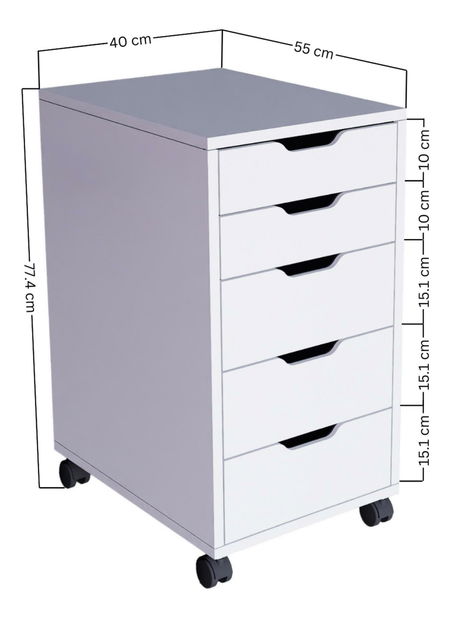 Irodai konténer Durun (fehér)