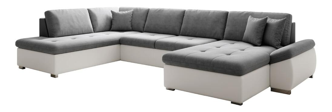 Colțar extensibil Matras (soro 93 + alb piele ecologică) (S)