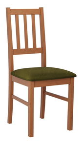 Jedálenská stolička Dalam IV (jelša + tmavozelená) 