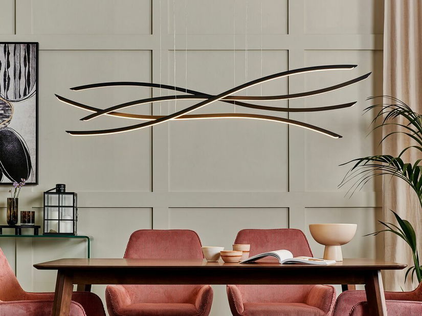 Závesné svietidlo Cesar (čierna)