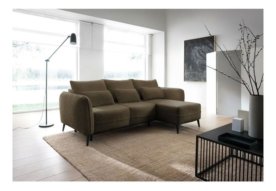 Colțar Eilish (D) (bej + negru)