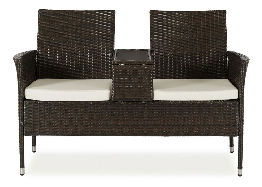 Vrtna sofa Kraft (smeđa) 