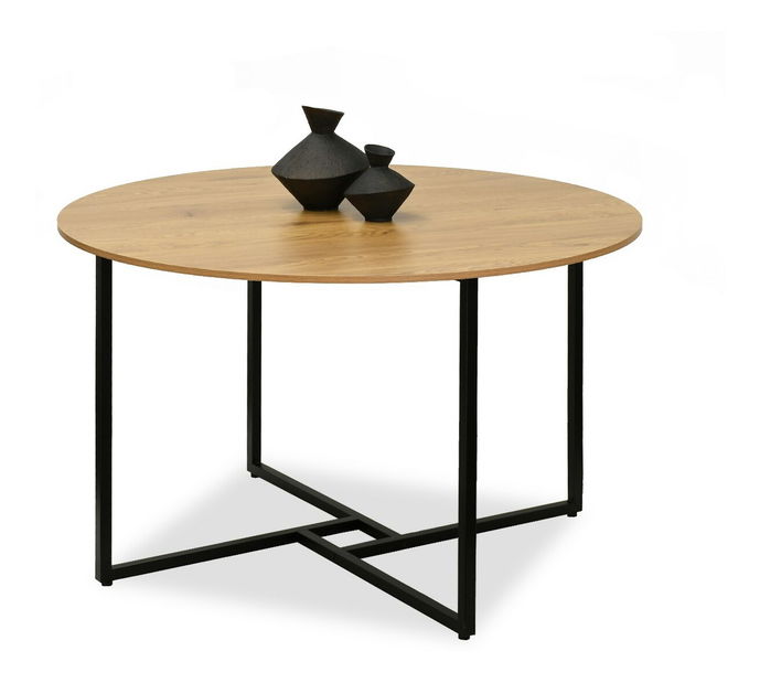 Blagovaonski stol Bird (hrast + crna)
