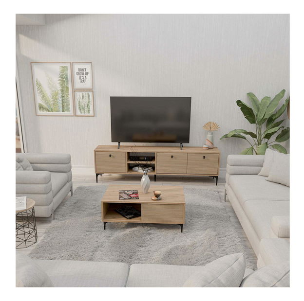 Zostava nábytku do obývačky Settle 1 (dub)