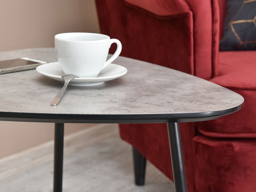 Dohányzóasztal Petal Zest Xl (fehér + fekete)