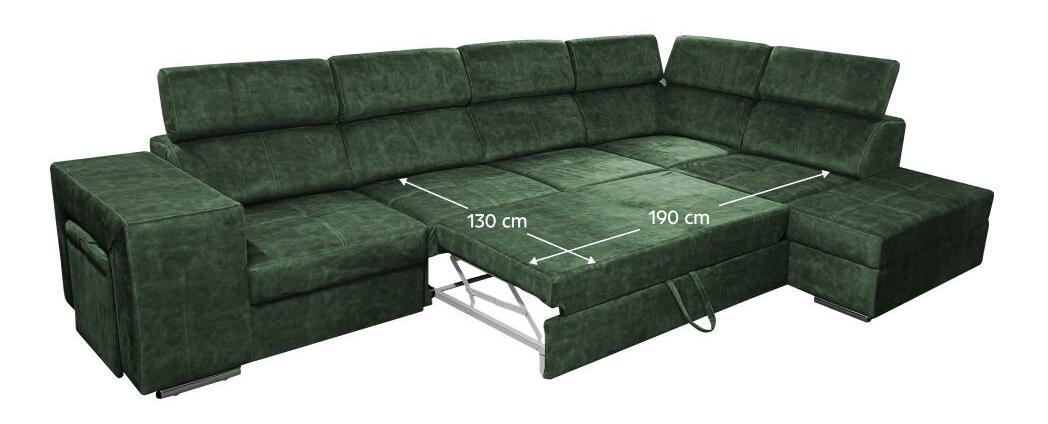 Colțar de grădină Maiga BIG (smaragd) (D)