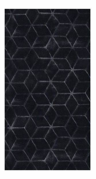 Covor din blană artificială 80 x 150 cm Thae (negru)