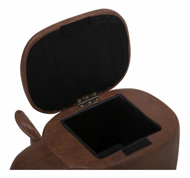 Taburet Elfant (maro închis)