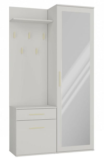 Set mobilier hol Dialogos 1 (cashmir) (cu oglindă)